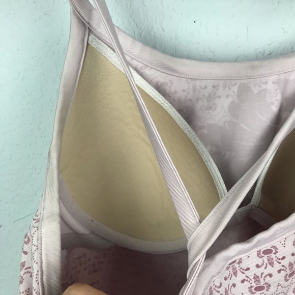 🔥 Athleta Crossback Paisley Pink Tank Top - Picture 5 of 6